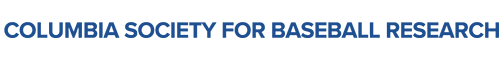 Columbia University Society for Baseball Research logo